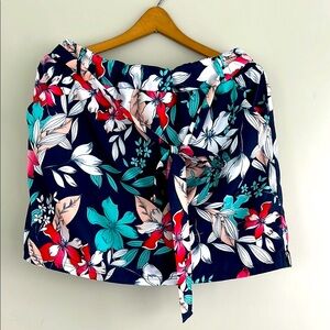 St John’s Bay Floral Wrap Swim Skort